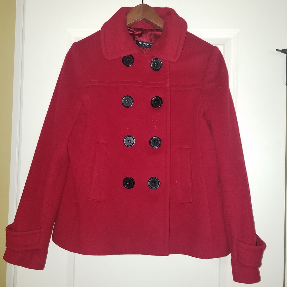 Red Peacoat